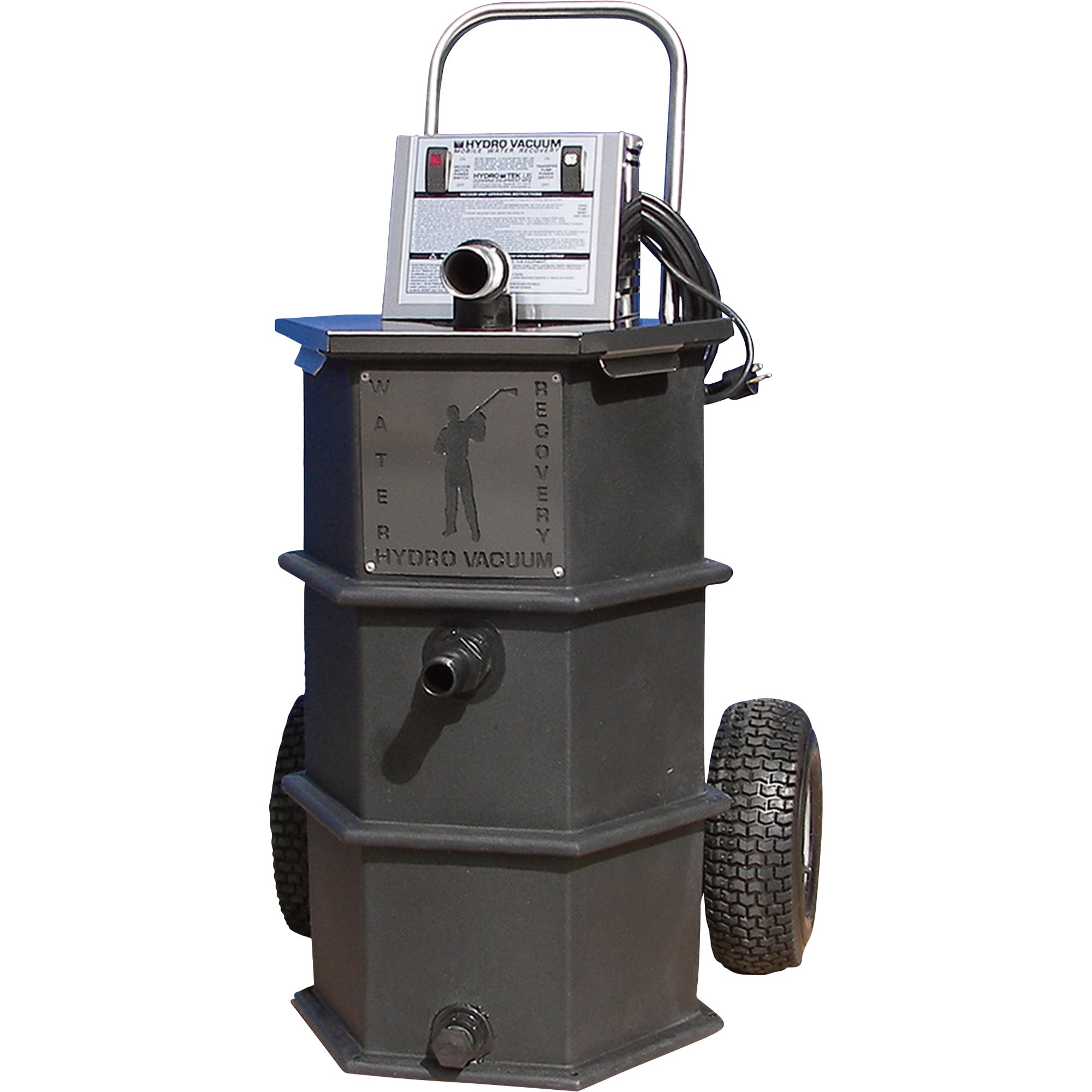 Hydro Vacuum Portable High-Volume Water Capture/Transfer System — 30 GPM, Model# RPV30E1-NH